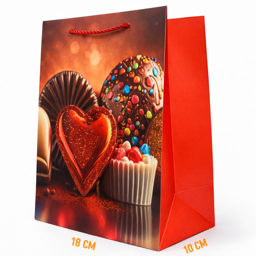 Bolsa de Regalo San Valentín de Papel Diseño Surtido